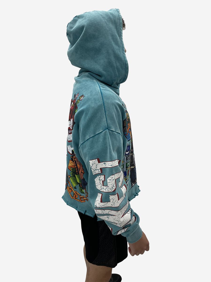 G-West Complicated Graphic Hoodie - Graphic Print