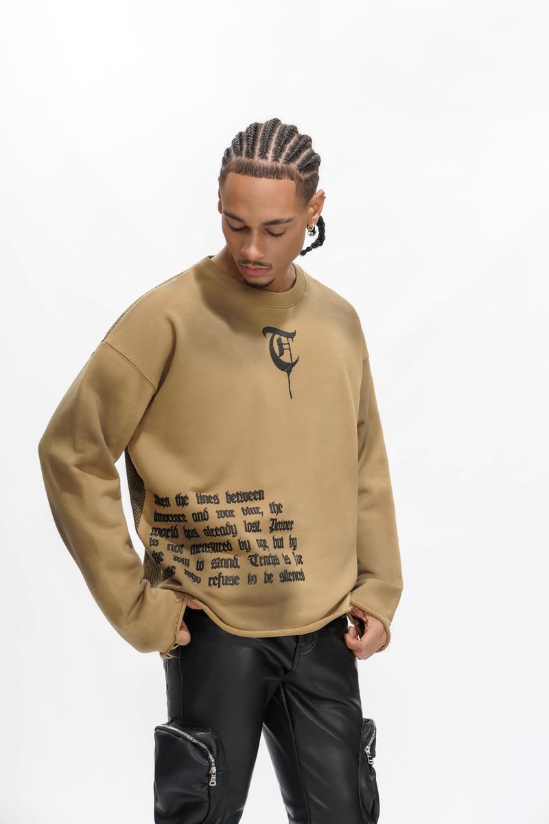 Trnchs "Tc-025-08" Men's Sweatshirt - Brown