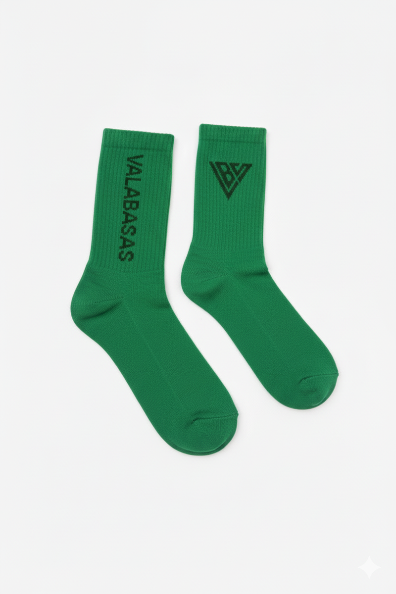 Valabasas "Footprint" Socks - Embroidered