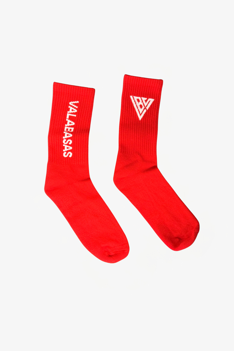 Valabasas "Footprint" Socks - Embroidered