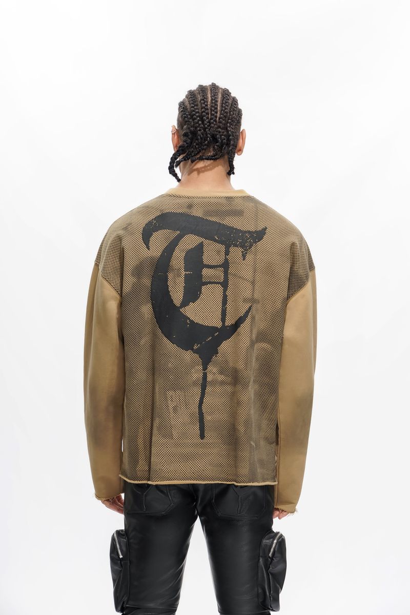 Trnchs "Tc-025-08" Men's Sweatshirt - Brown