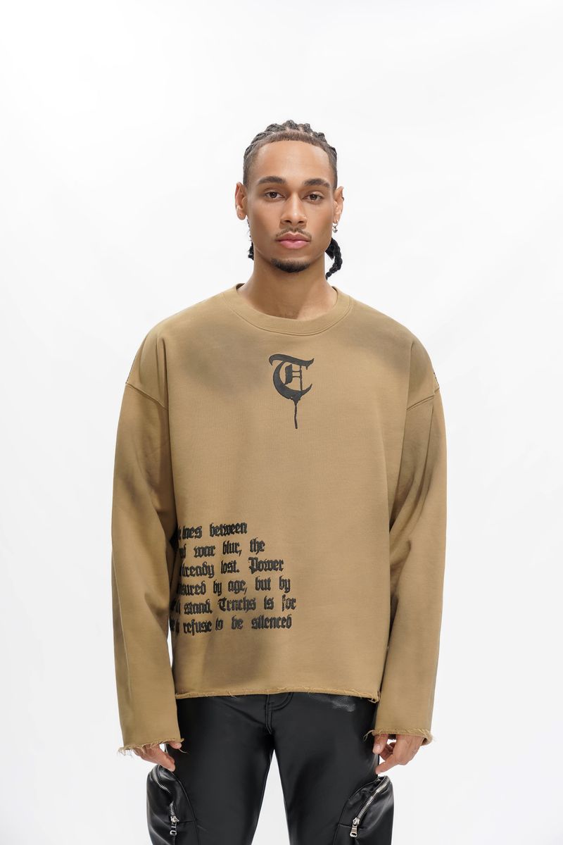 Trnchs "Tc-025-08" Men's Sweatshirt - Brown