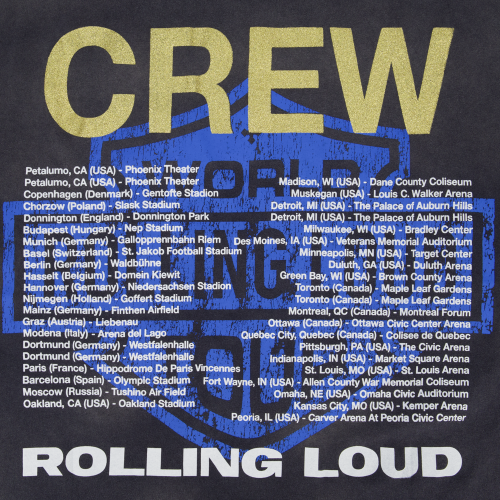 Rolling "Loud Crew" Black T-Shirt