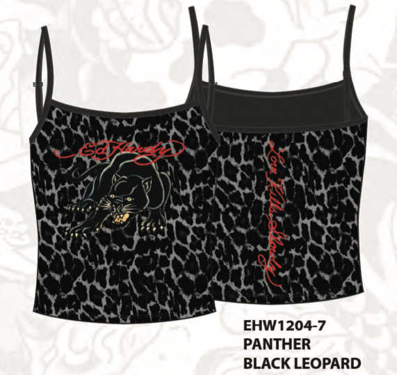 Ed Hardy Panther Cami T-Shirt - Graphic
