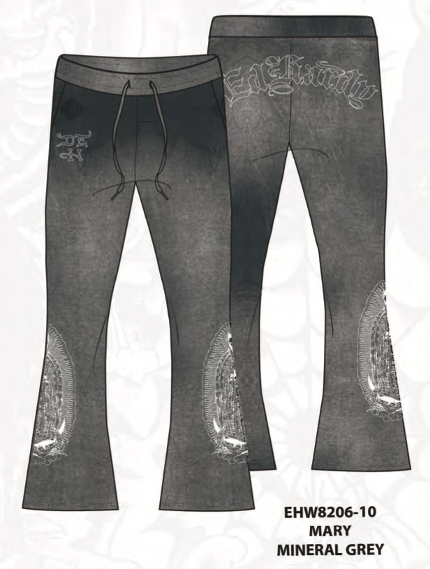 Ed Hardy Graphic Sweatpants - Bootcut