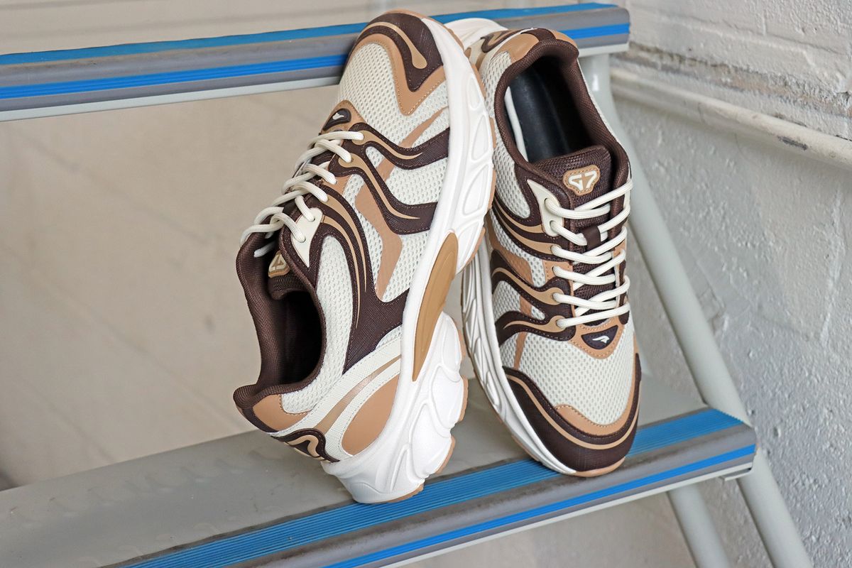 Black Leaf Flex Bc Men's Sneakers - Beige