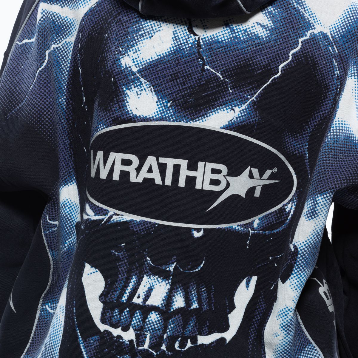 Wrathboy Skull Hoodie - Black