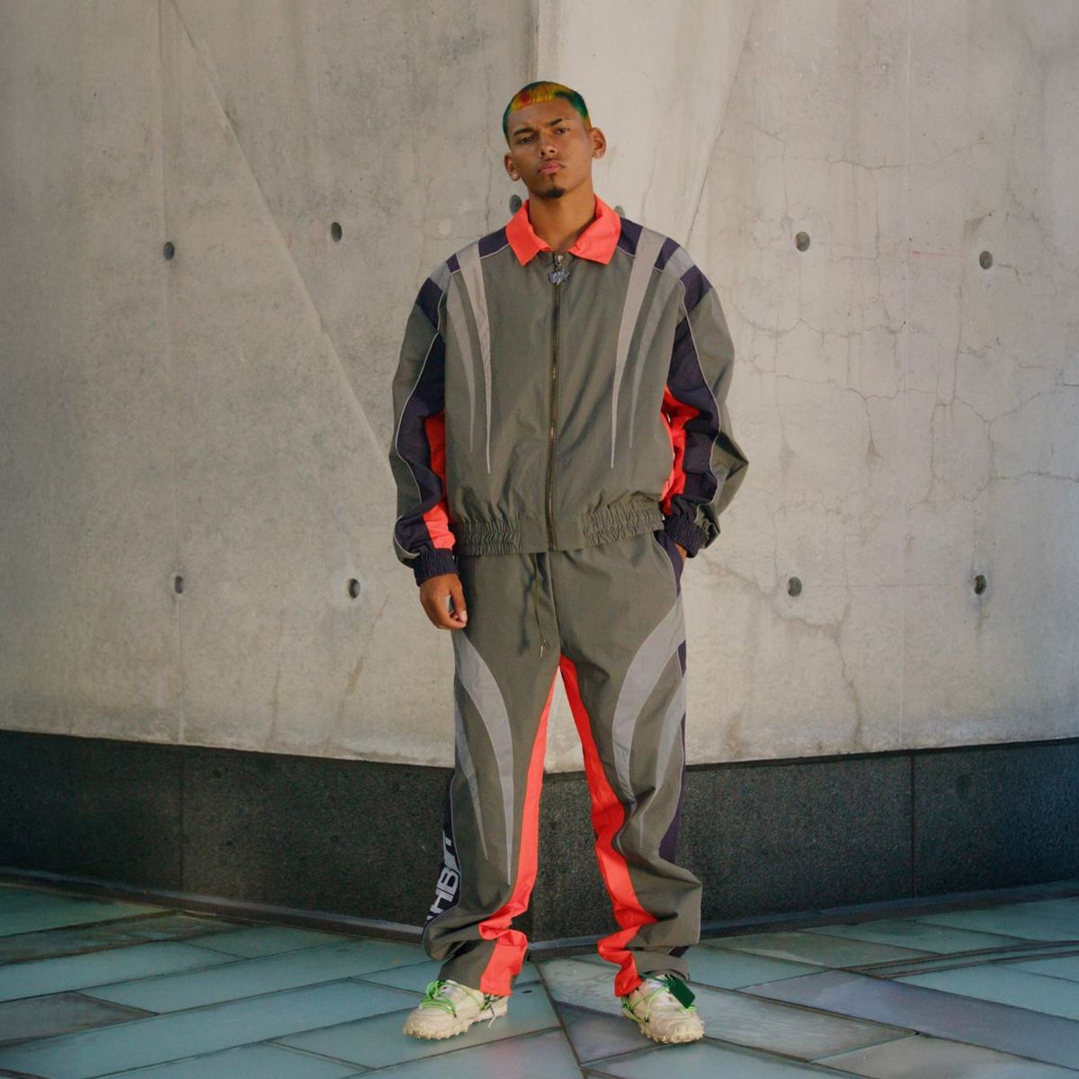 Wrathboy "Fullzip French" Pant Set - Gray