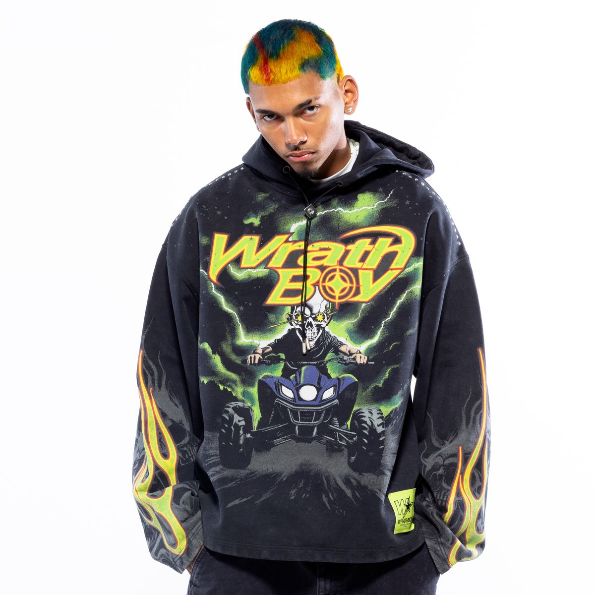 Wrathboy Kill Your Demons Men's Black Hoodie