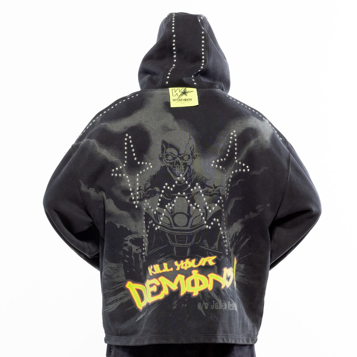 Wrathboy Kill Your Demons Men's Black Hoodie