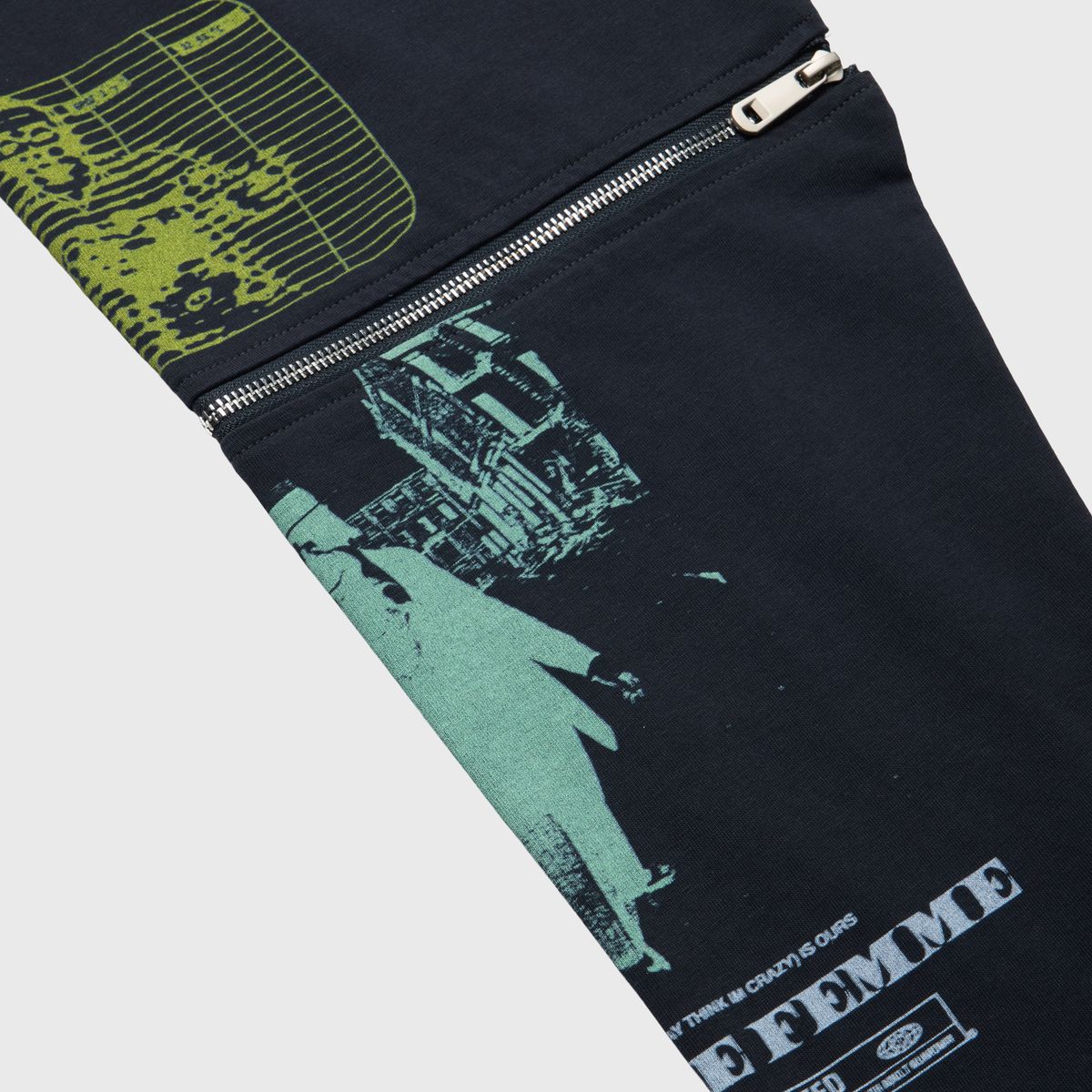 Homme+Femme Bullseye T-Shirt - Zippered Sleeves