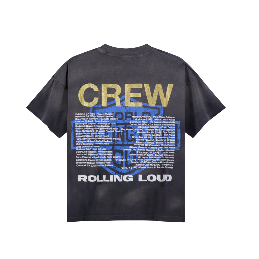 Rolling "Loud Crew" Black T-Shirt