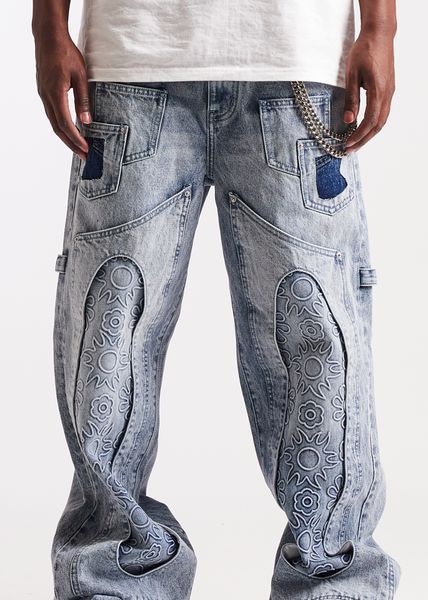 Sunwave Baggy Denim Men's Jeans - Light Wash