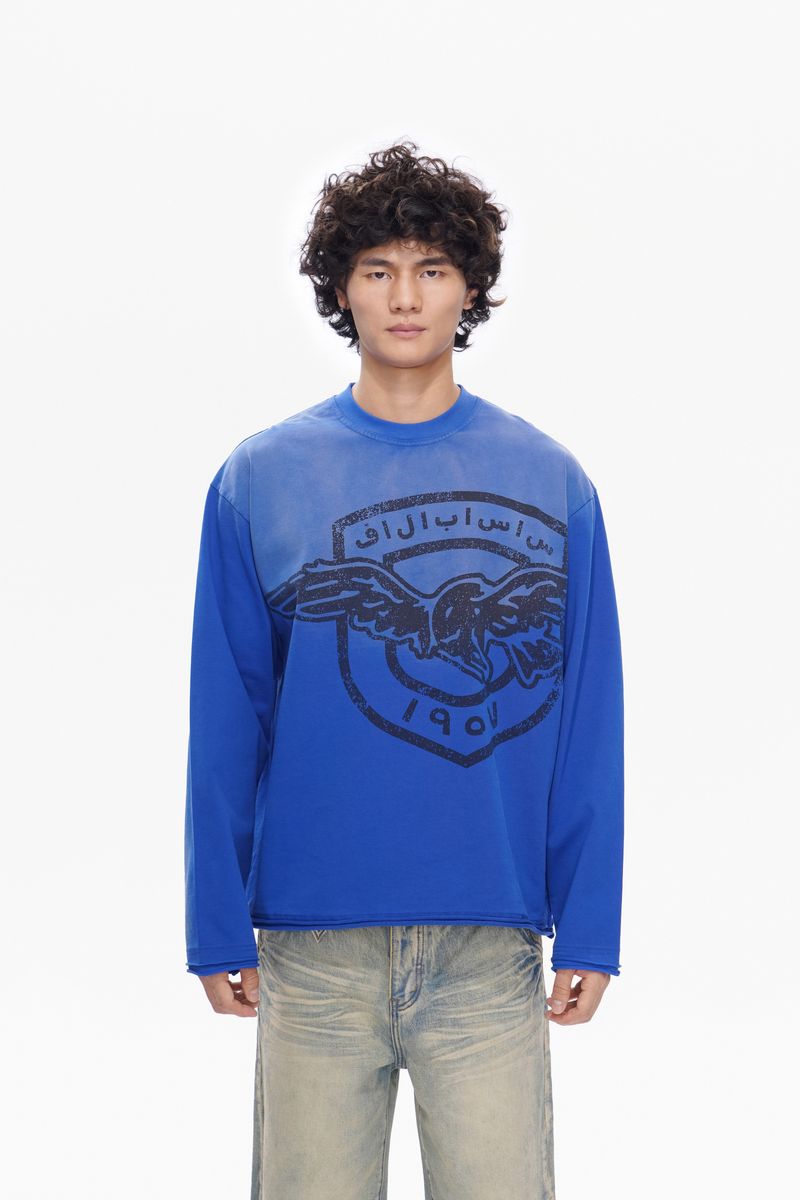 Valabasas Air Crew Neck Sweatshirt - Graphic Print