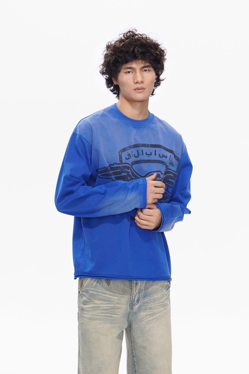 Valabasas Air Crew Neck Sweatshirt - Graphic Print