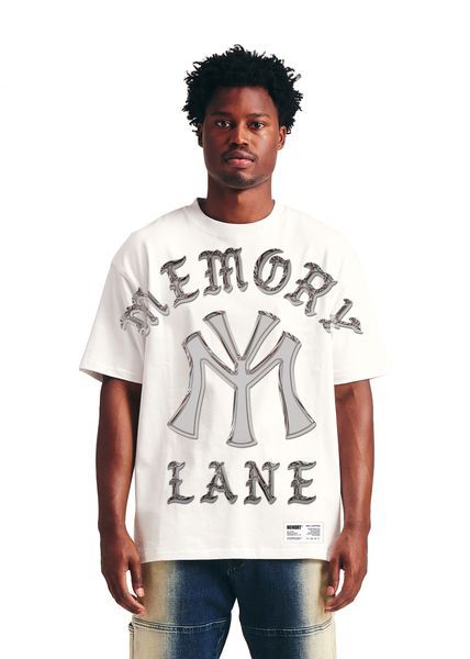 Memory Line Old E Tee Men's T-Shirt - White