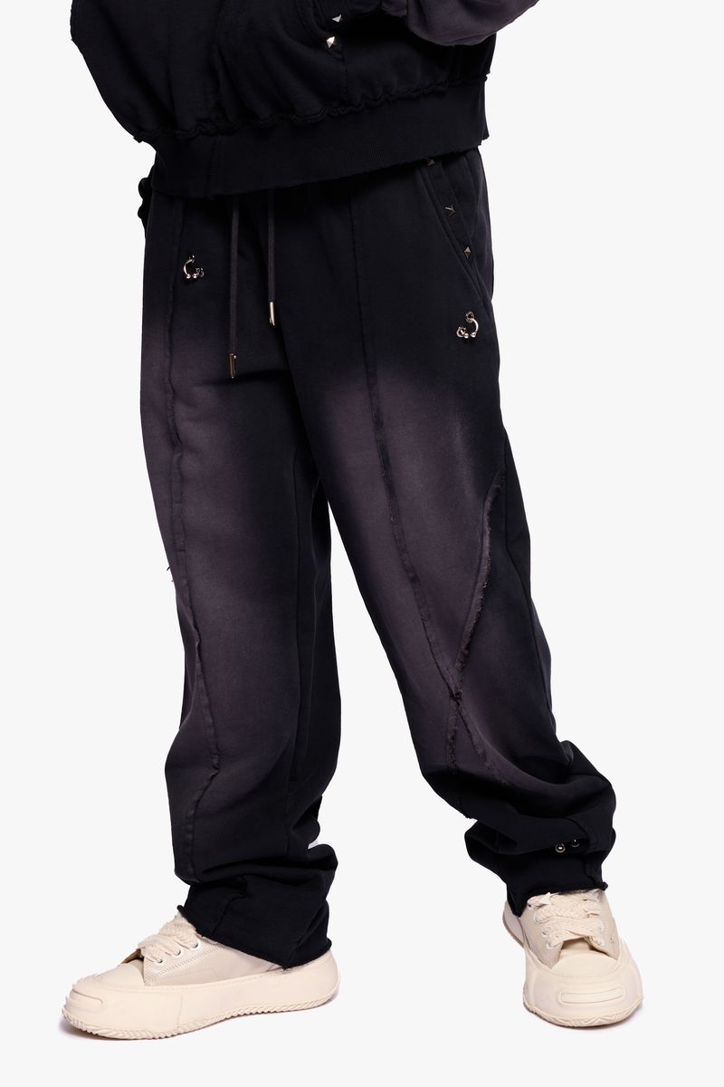 Valabasas Tenya Vintage Black Pants - Classic Fit