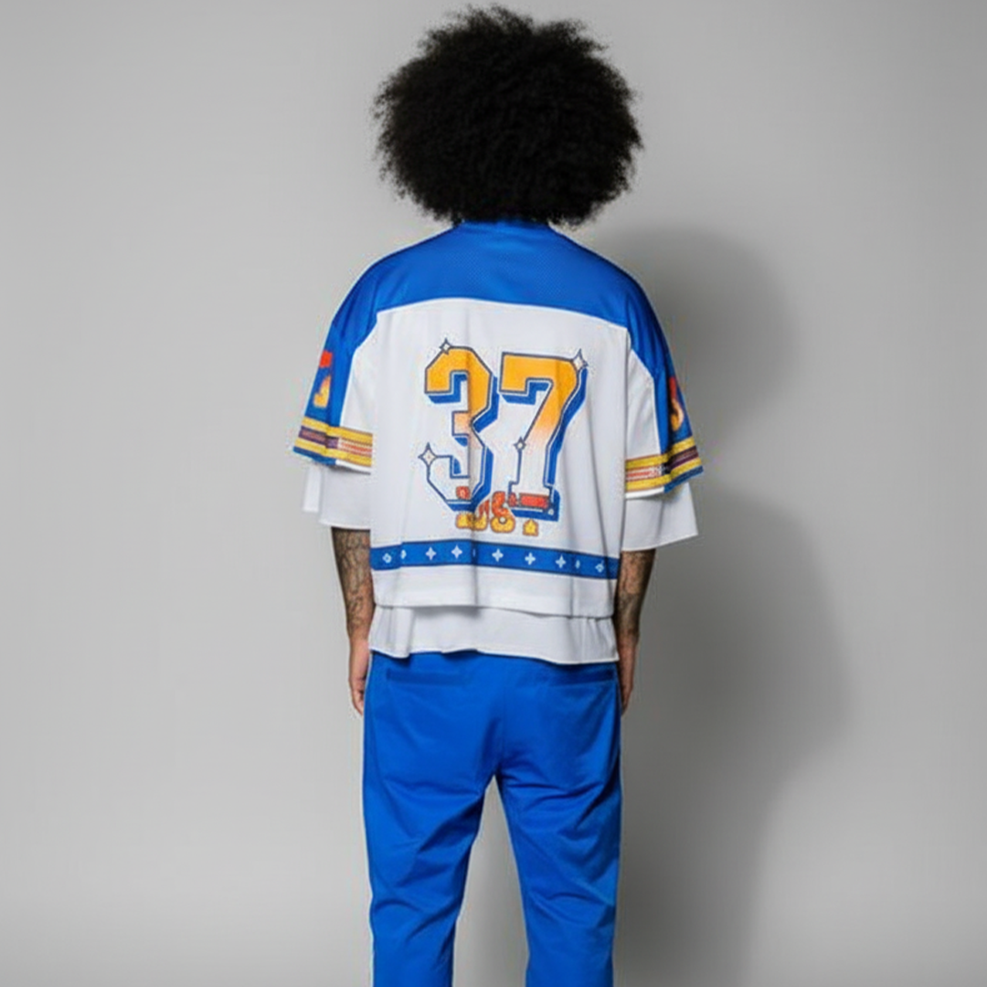 Paradise Lost Field Of Eden Jersey Men's Shirt - Blue