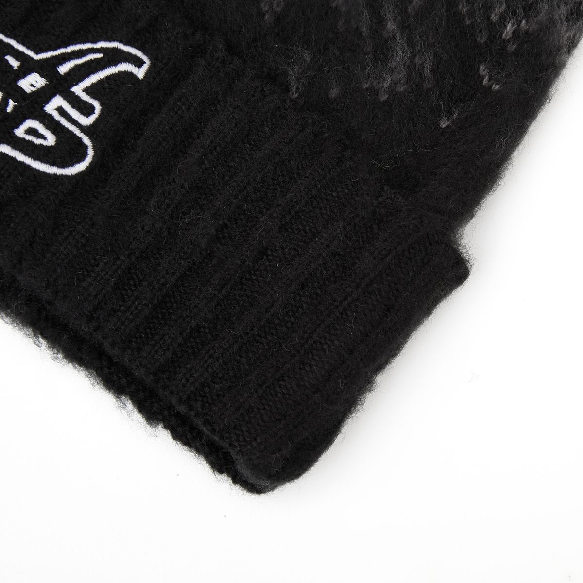 Almost Someday Mohair Beanie - Black