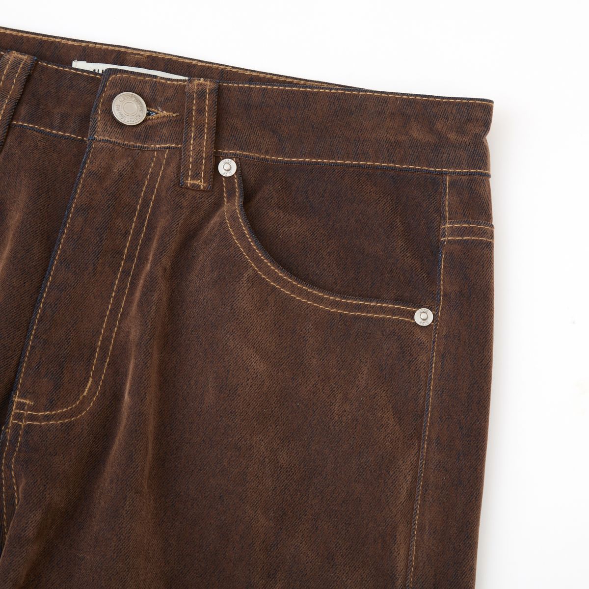 Almost Someday Upscale Velour Pants - Brown