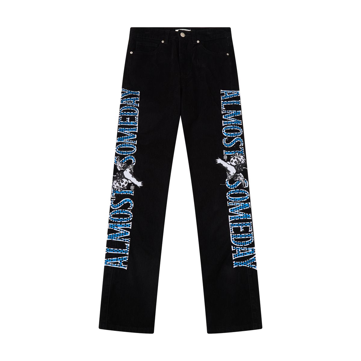 Almost Someday Men's Black Pants - Comfort Fit