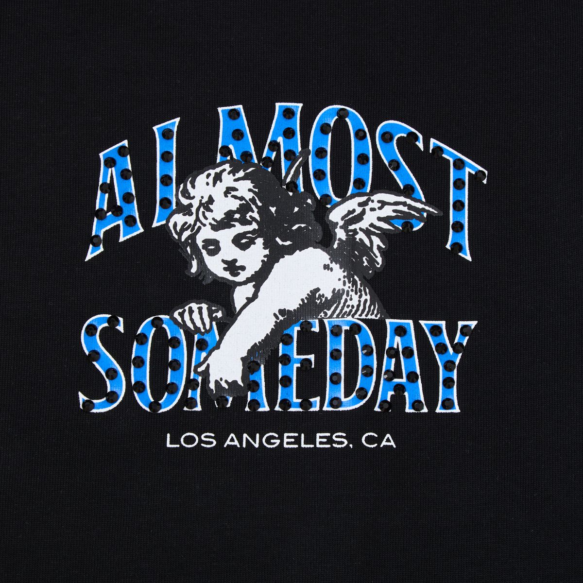 Almost Someday Upscale Tee - Black
