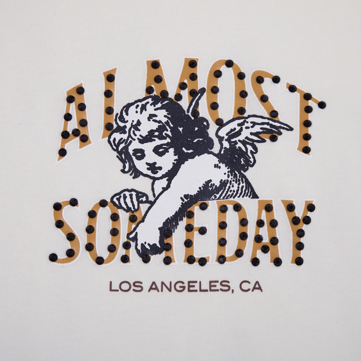 Almost Someday Upscale Tee - White