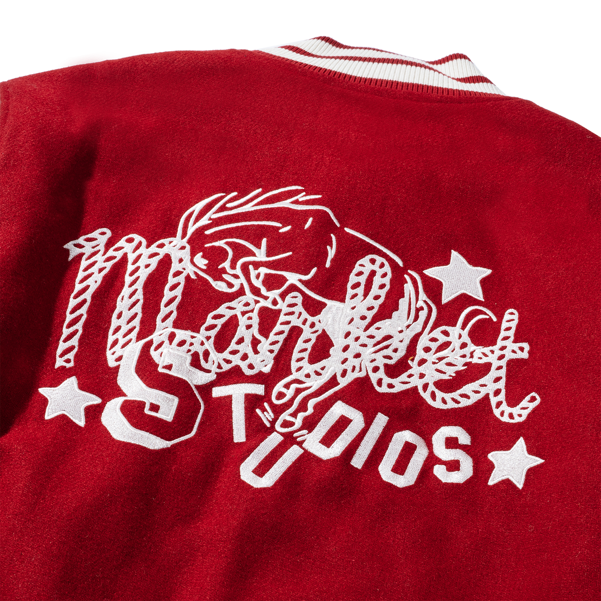 Market Old West Varsity Jacket - Red