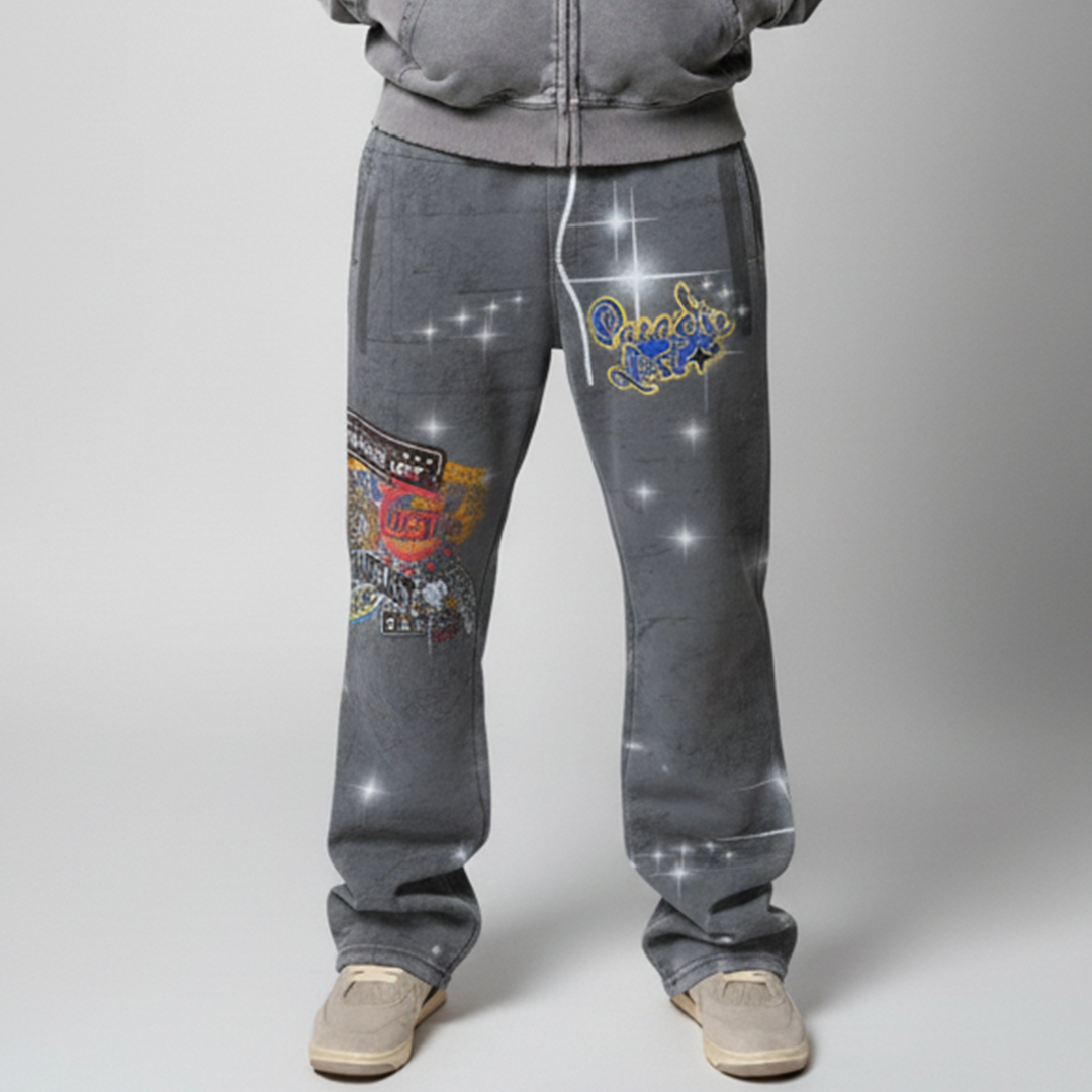 Paradise Lost Starlight Joggers - Gray