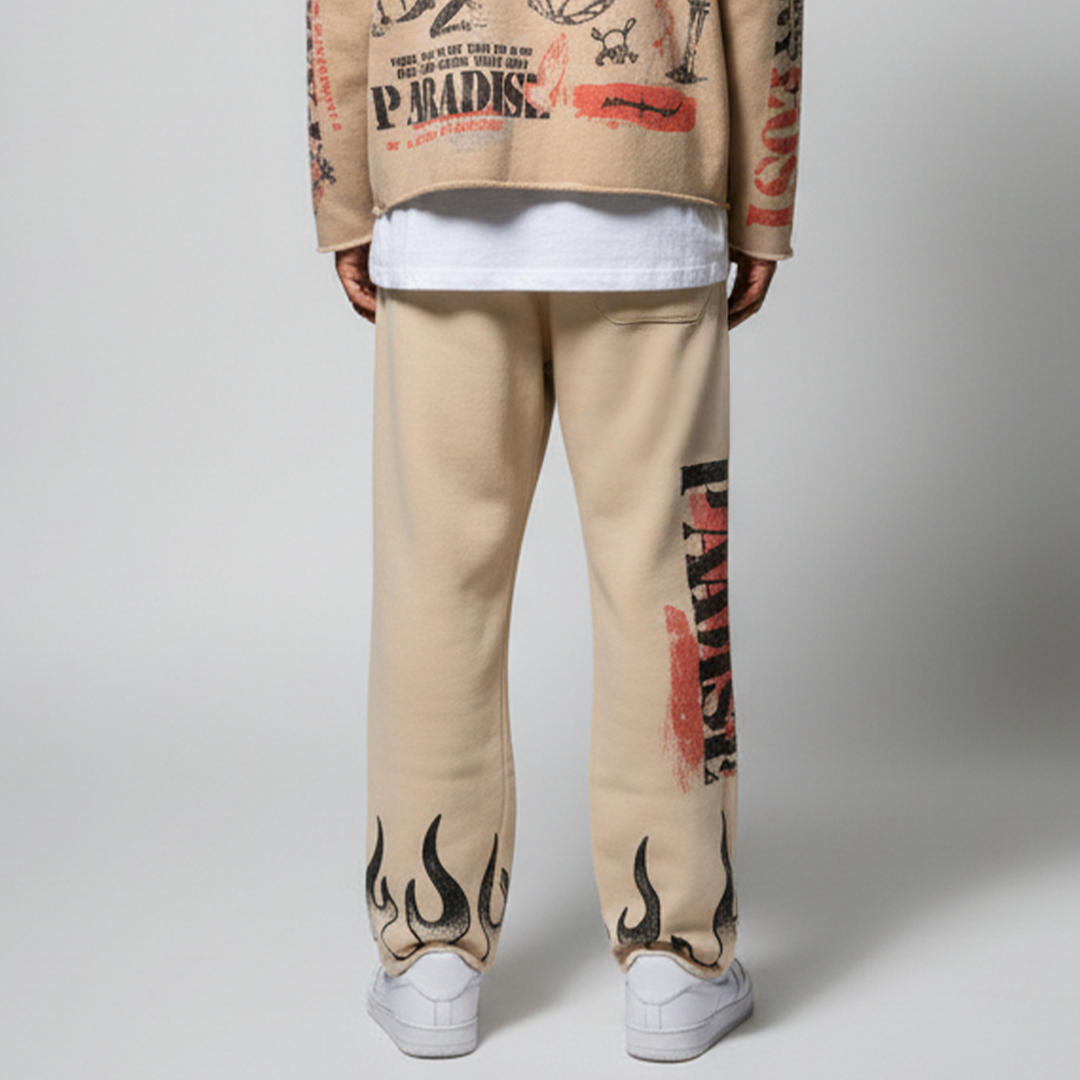 Paradise Lost Scars Of Success Sweatpants - Beige
