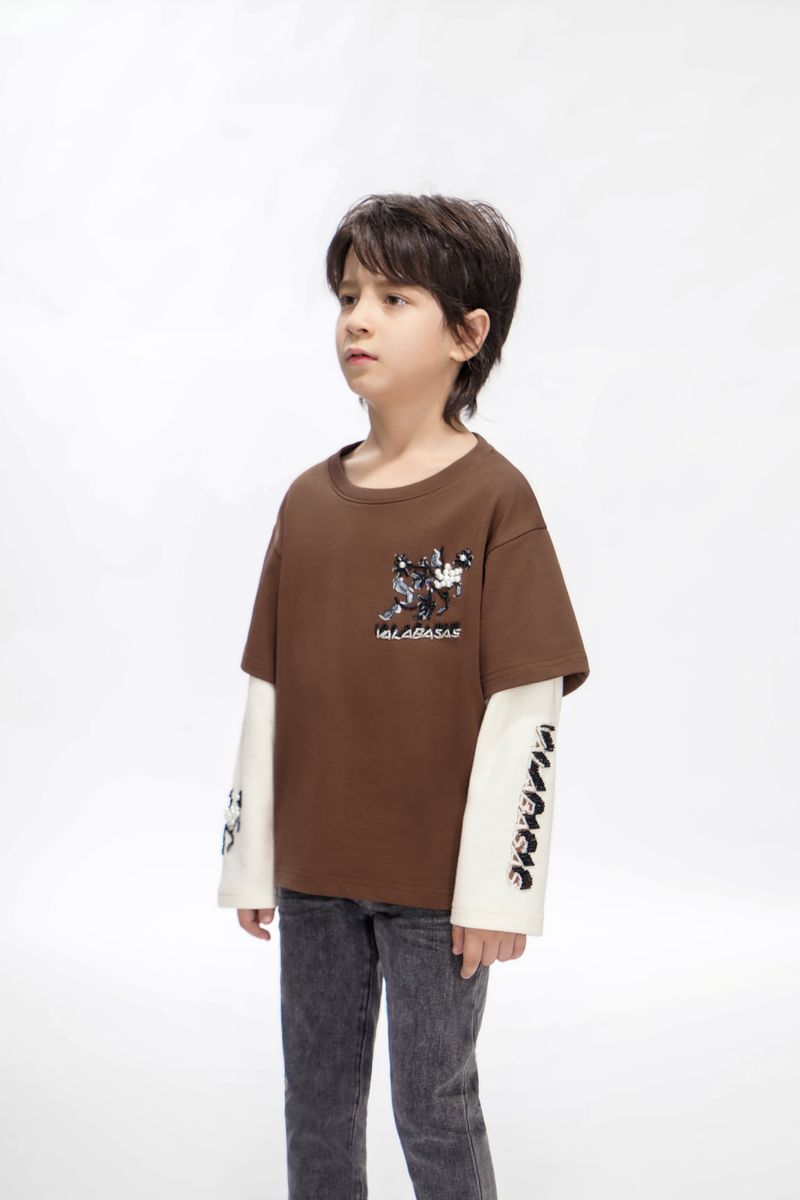 Valabasas Inheritance Kids Tee - Layered Sleeves