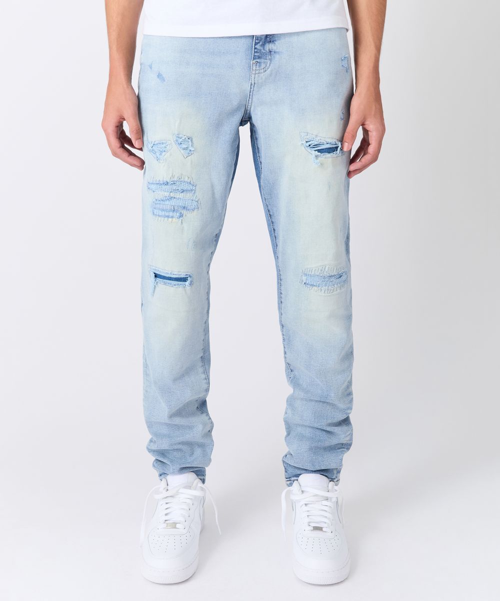 Reason Brand Ripped Jeans - Light Wash