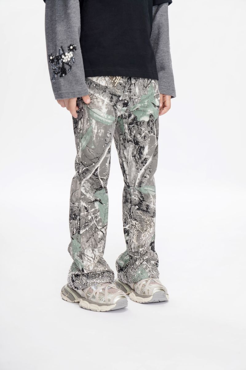 Valabasas Stacked Jeans Kids - Camouflage Pattern