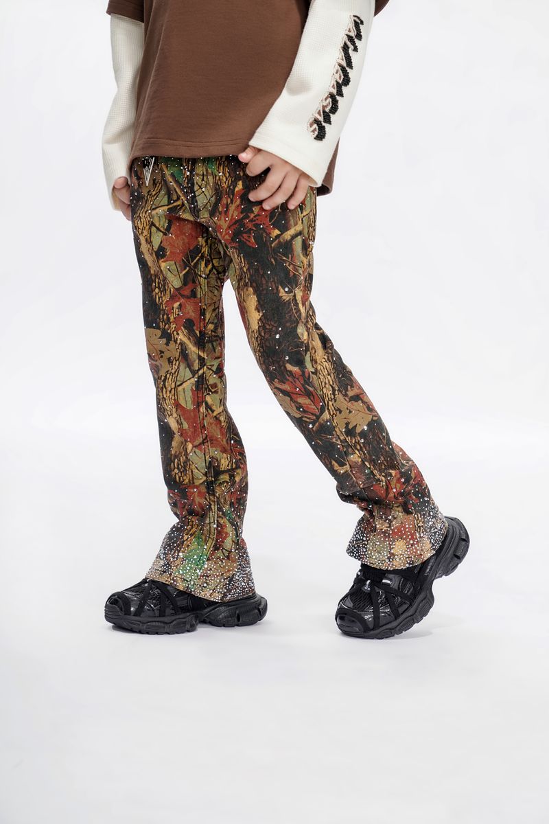 Valabasas Stacked Jeans Kids - Camouflage Pattern