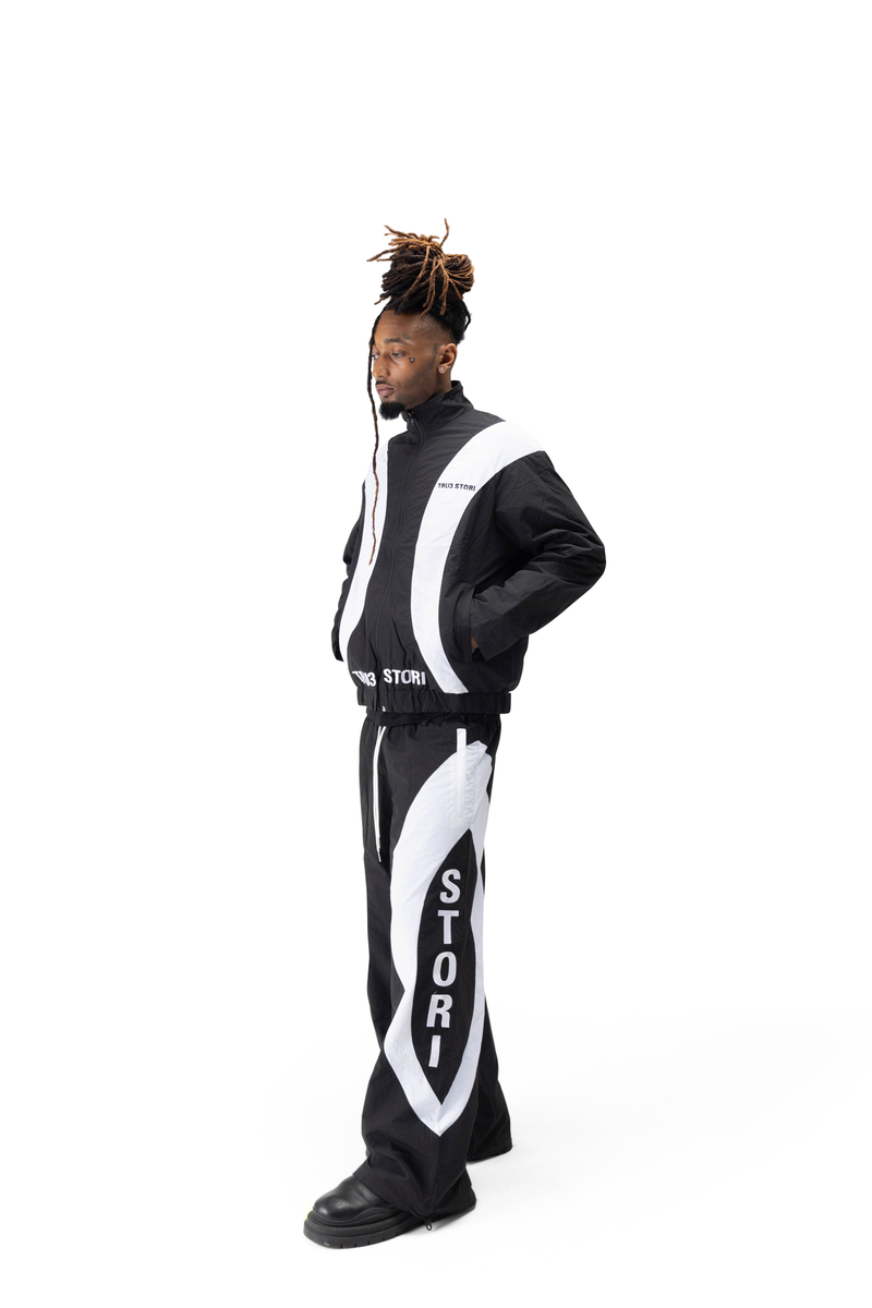 Tru3Stori Speedway Track Pants - Graphic