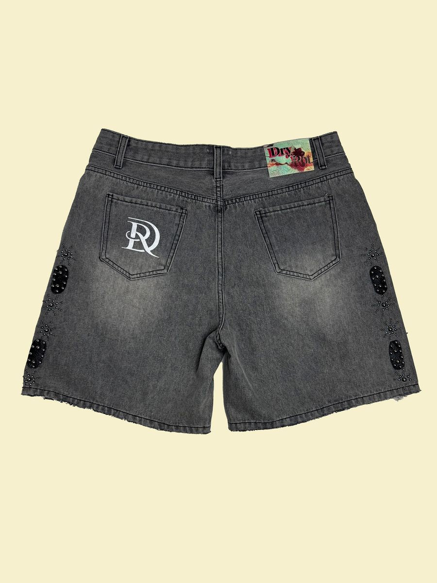 Dry Rot Cowboy Jewlz Kids Shorts - Gray