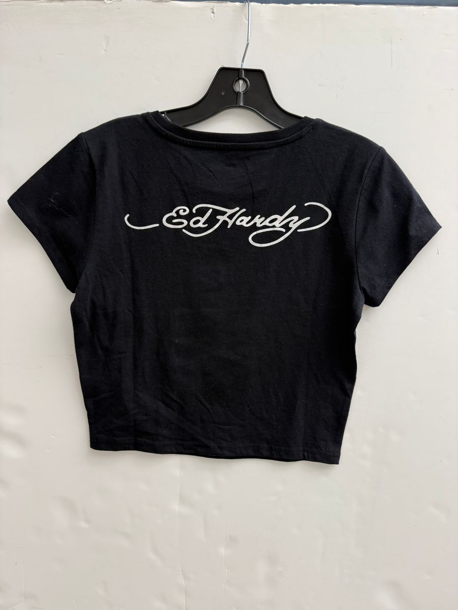 Ed Hardy Sacred Heart Tee - Rhinestone