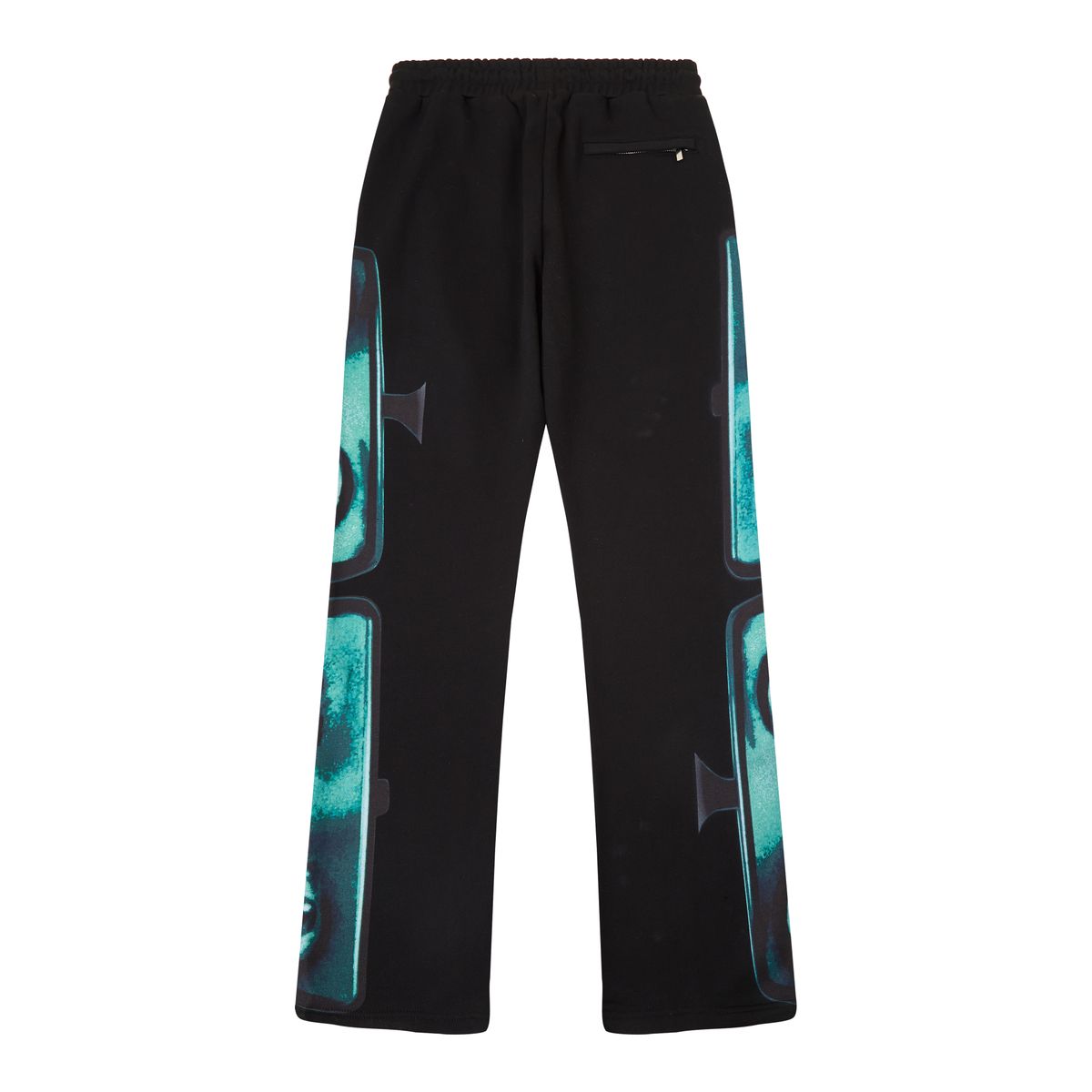 Campus Rearview Horror Flares Men's Pants - Black