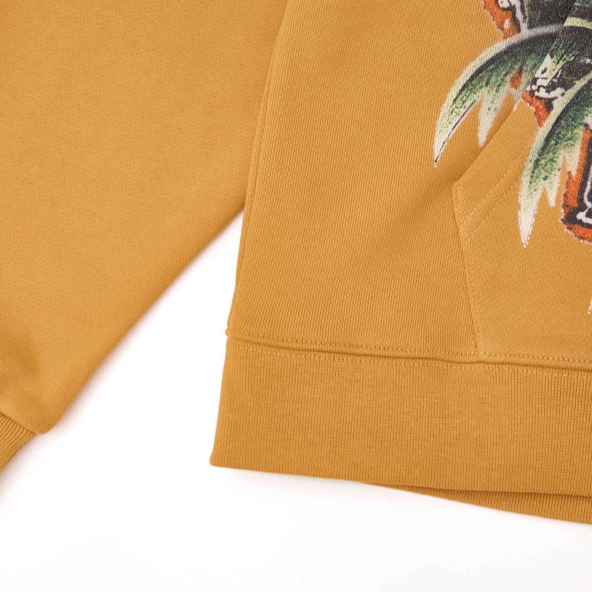 Campus Peacekeeper Zip Up Hoodie - Mustard