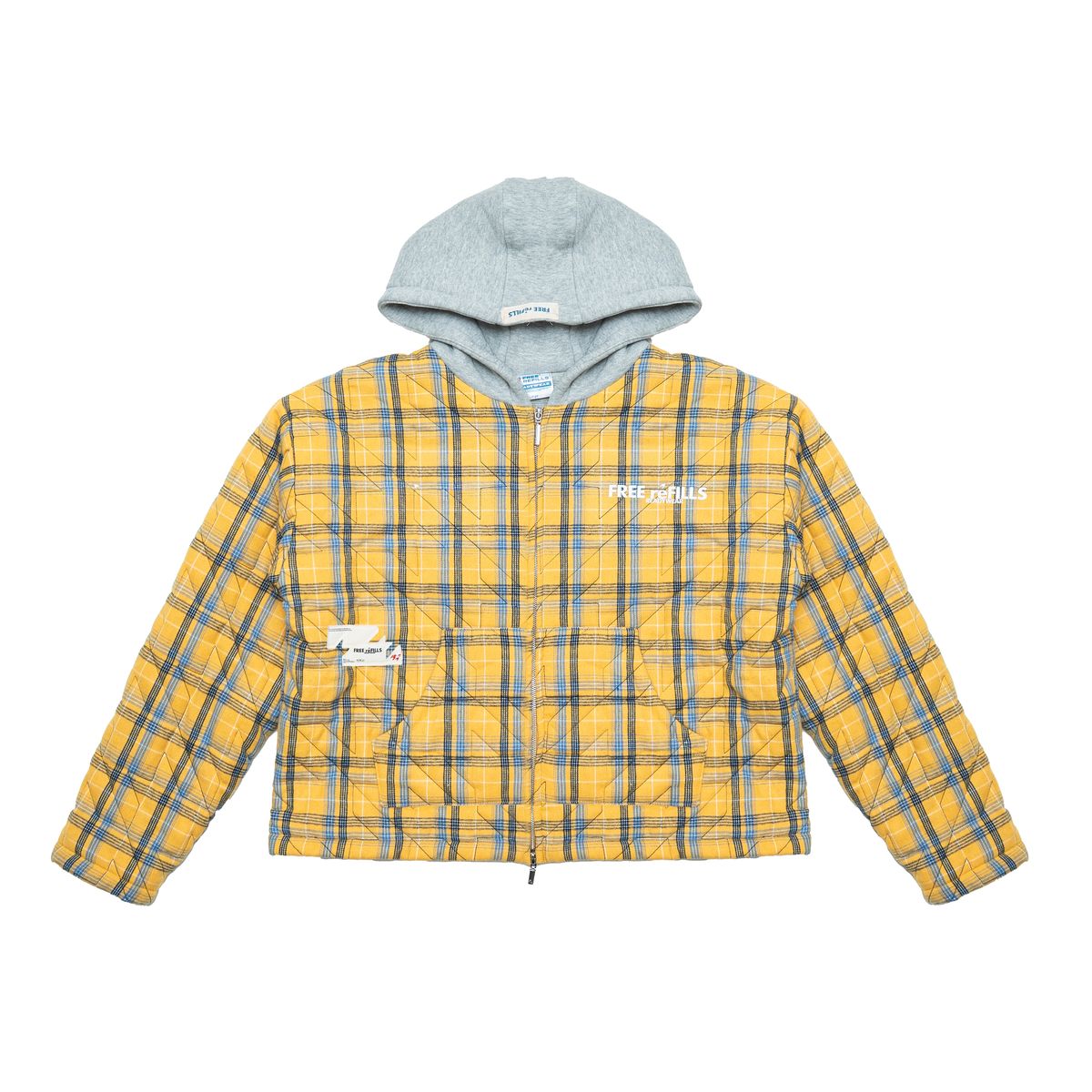 Free Refills Men's Yellow Jacket - Water-Resistant