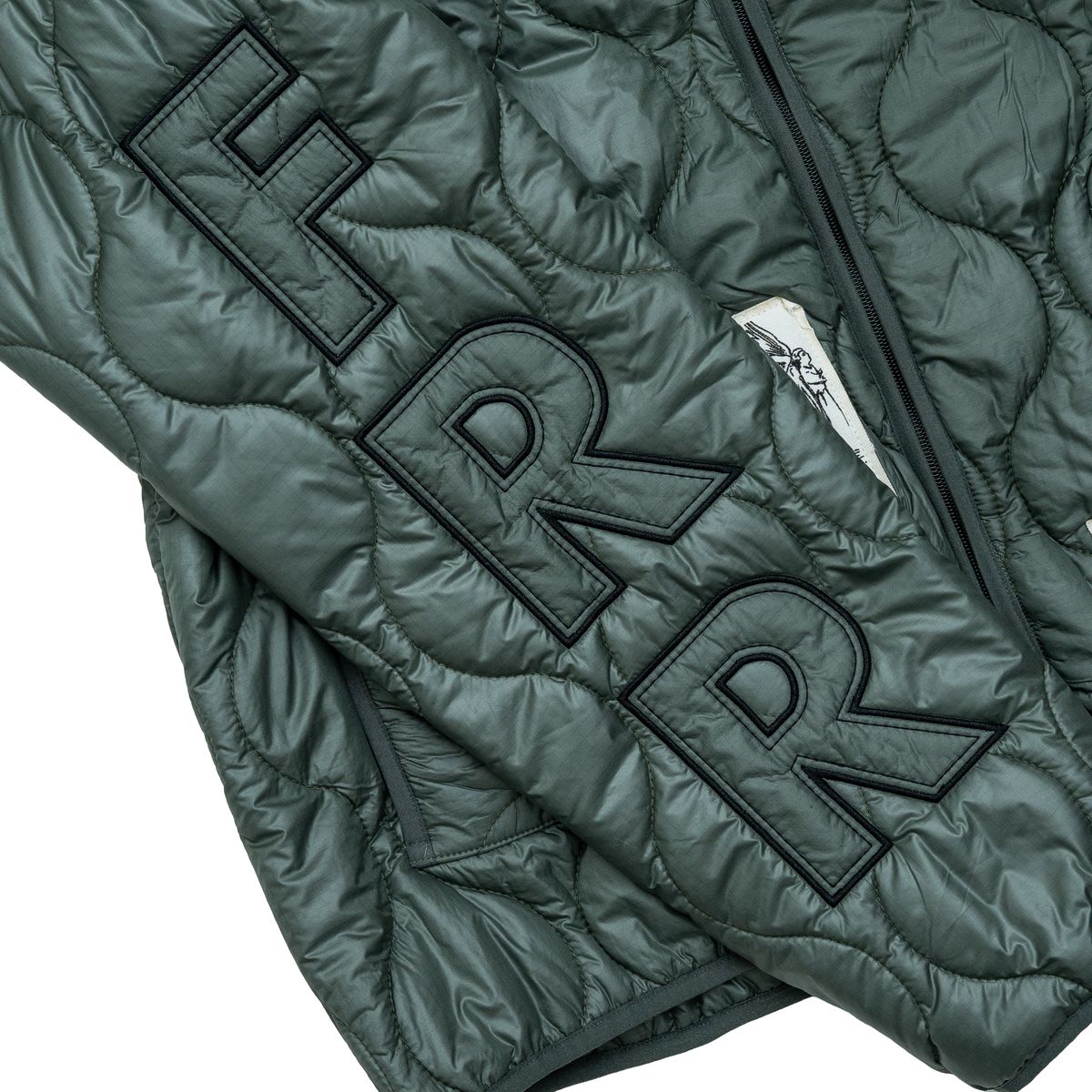 Free Refills Nylon Quilted Zip Jacket - Green