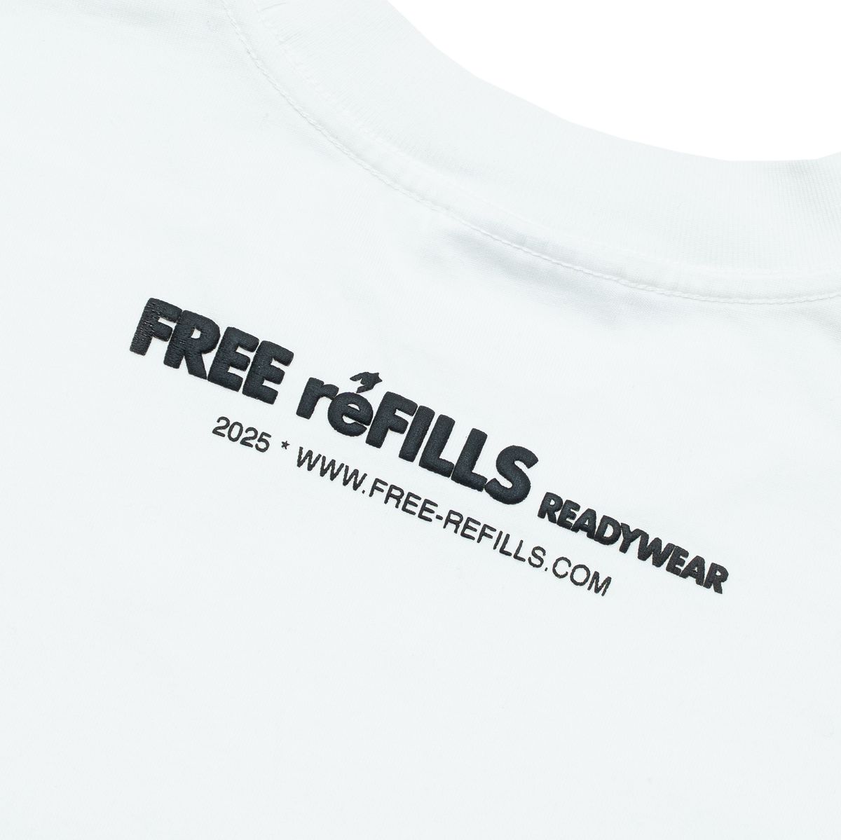 Free Refills Patchwork Tee Men's T-Shirt - White