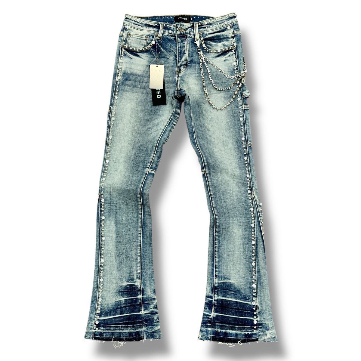 Vtilited Jeans Men's Denim Pants - Light Wash