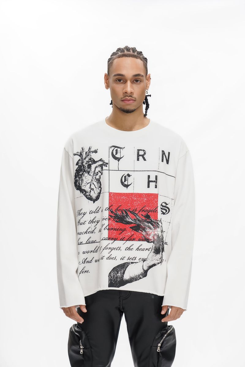 Trnchs Burning Heart Shirt