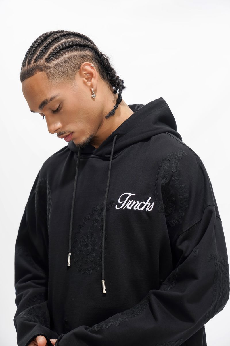 Trnchs Paisley Command Hoodie - Embroidered