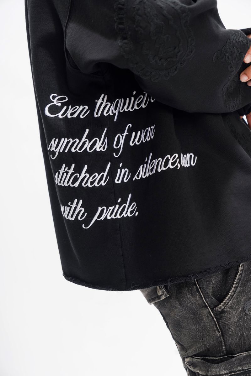 Trnchs Paisley Command Hoodie - Embroidered