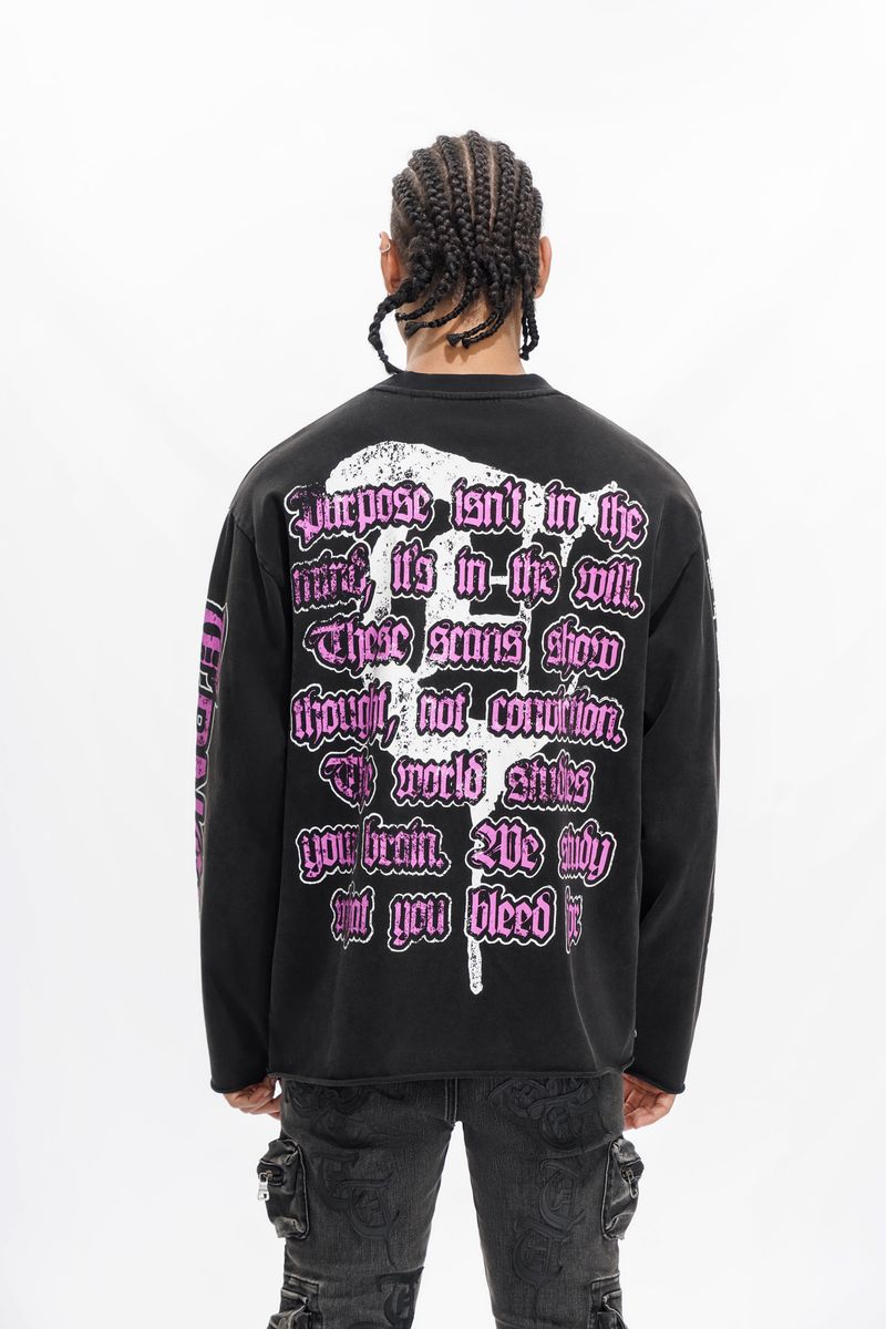 Trnchs X-Ray Sweatshirt - Oversized Fit Blue
