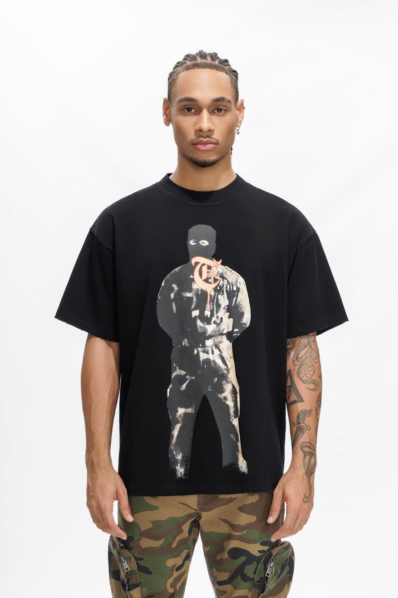 Trnchs War-Tour-Black-Tee T-Shirt - Black