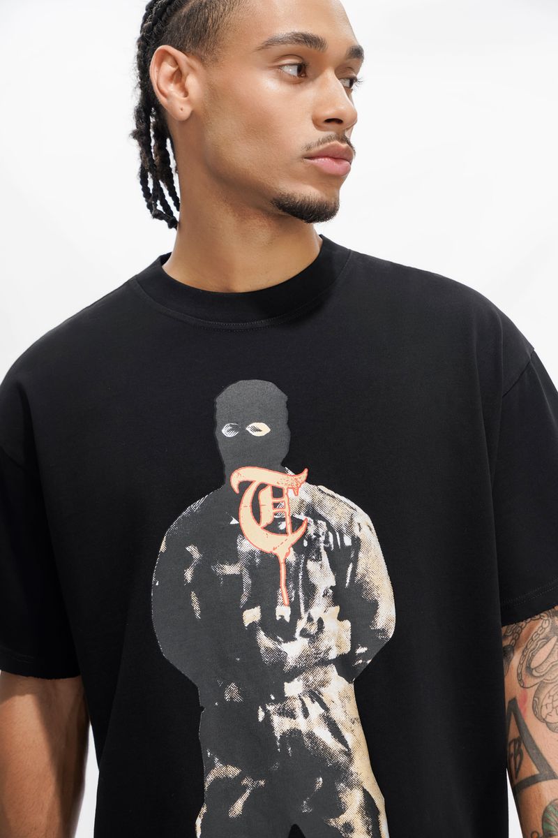 Trnchs War-Tour-Black-Tee T-Shirt - Black