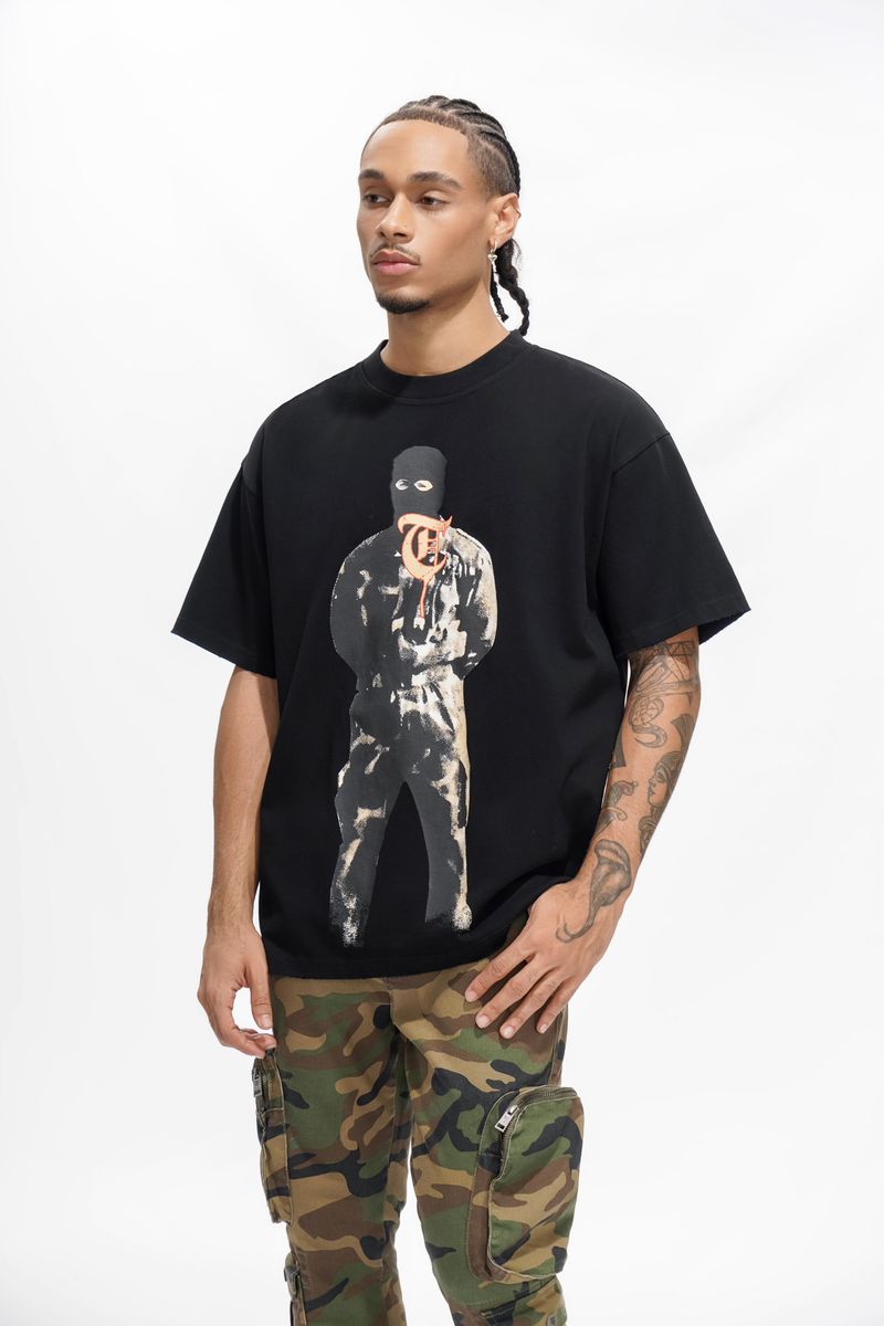 Trnchs War-Tour-Black-Tee T-Shirt - Black